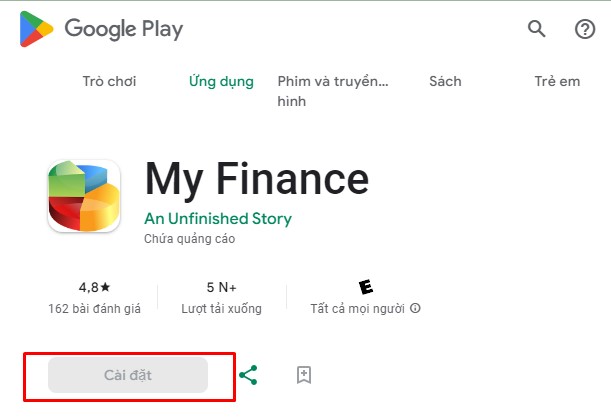 Cách tải app My Finance 